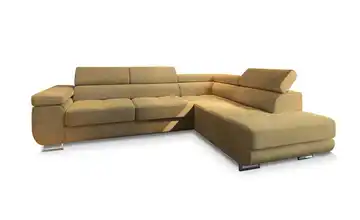 MASSENO Ecksofa Apiro Gelb rechts