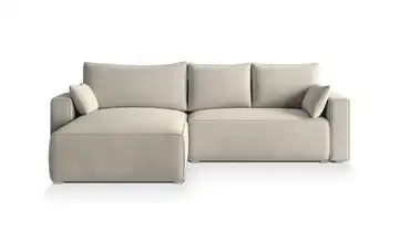 MASSENO Ecksofa Foril Creme