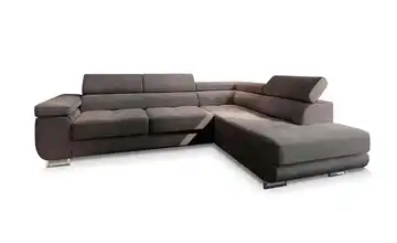 MASSENO Ecksofa Apiro Braun rechts