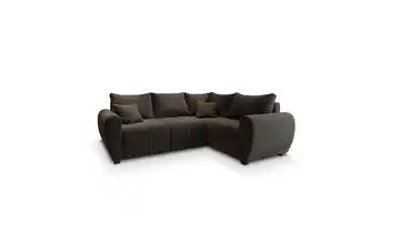 MASSENO Ecksofa Madison Braun rechts