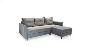 MASSENO Ecksofa Pisan Hellgrau rechts