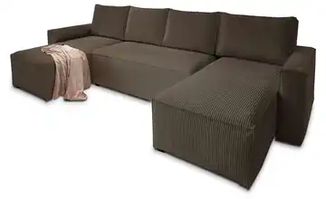 MASSENO Wohnlandschaft mit Schlaffunktion Aspra