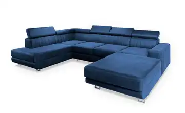 MASSENO Wohnlandschaft Siena Cyanblau links