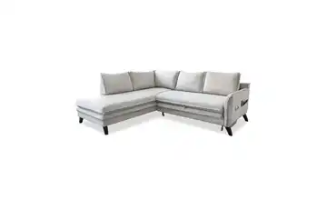 Miuform Ecksofa mit Schlaffunktion Charming Charlie Beige links