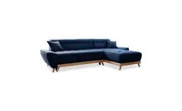 Miuform Ecksofa  mit Schlaffunktion Dazzling Daisy Marineblau