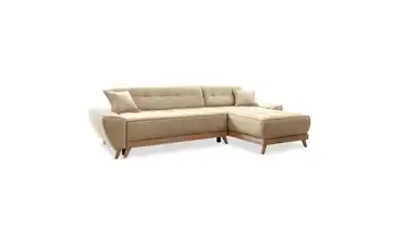Miuform Ecksofa mit Schlaffunktion Dazzling Daisy Beige