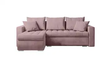 Ecksofa mit Schlaffunktion Luis Rosa links