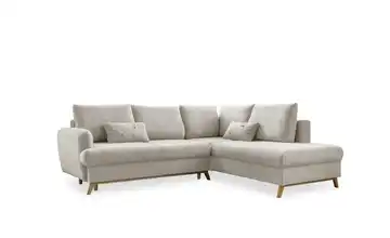 Miuform Ecksofa mit Schlaffuntkion Scandic Lagom