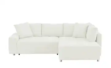 bobb Ecksofa Arissa de Luxe Beige rechts Flachgewebe
