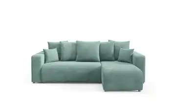 Ecksofa mit Schlaffunktion Evora  Mintgrün
