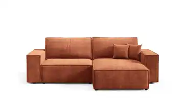 Ecksofa mit Schlaffunktion Mille Orange