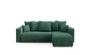 Ecksofa mit Schlaffunktion Evora  Grün