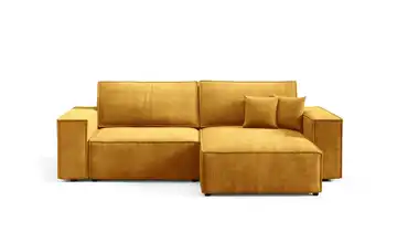 Ecksofa mit Schlaffunktion Mille Gelb