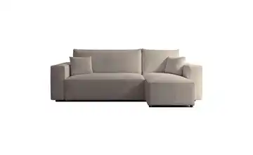 Ecksofa mit Schlaffunktion Scarlo Hellbraun
