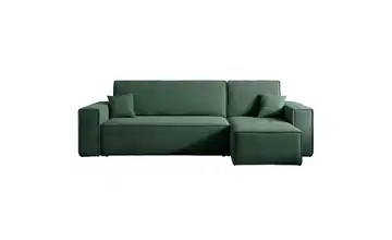 Ecksofa mit Schlaffunktion Scarlo Dunkelgrün