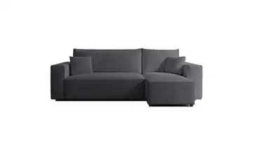 Ecksofa mit Schlaffunktion Scarlo Dunkelgrau