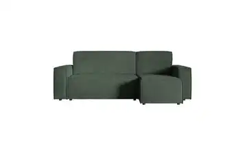Ecksofa mit Schlaffunktion Copertino 141 cm 84 cm 259 cm Grün