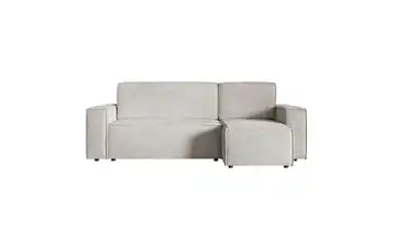 Ecksofa mit Schlaffunktion Copertino 141 cm 84 cm 259 cm Sand