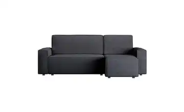 Ecksofa mit Schlaffunktion Copertino 145 cm 83 cm 244 cm Grau