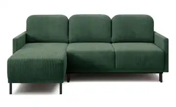 Ecksofa mit Schlaffunktion Hamiel Dunkelgrün