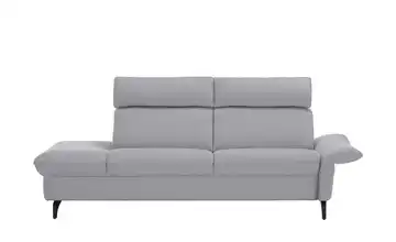 himolla Recamiére 1926 Erweiterte Funktion links Silbergrau