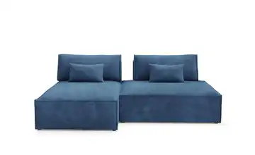 Ecksofa modular Lucca Blau