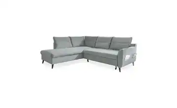 Miuform Ecksofa mit Schlaffunktion Stylish Stan Pastellblau links