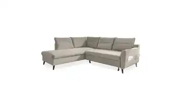 Miuform Ecksofa mit Schlaffunktion Stylish Stan Beige links