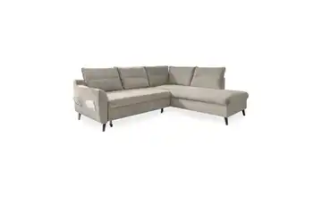 Miuform Ecksofa mit Schlaffunktion Stylish Stan Beige rechts