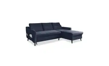 Miuform Ecksofa mit Schlaffunktion Stylish Stan Marineblau rechts