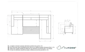 Miuform Wohnlandschaften mit Funktion  