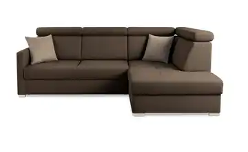 Ecksofa Braun rechts