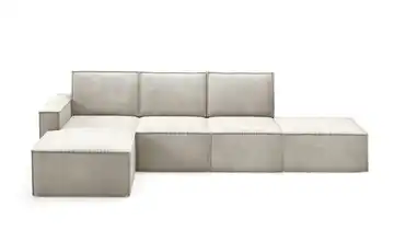Ecksofa Beige links