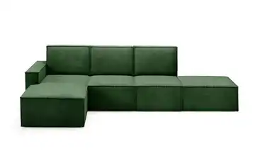 Ecksofa Grün links