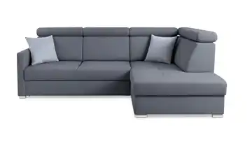 Ecksofa Dunkelgrau rechts