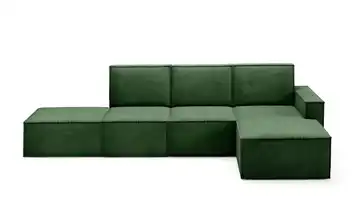 Ecksofa Grün rechts