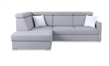 Ecksofa Hellgrau links