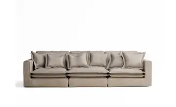 Einzelsofa Amalfi Hellbraun