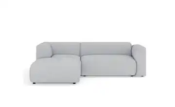 Ecksofa Melani Hellgrau