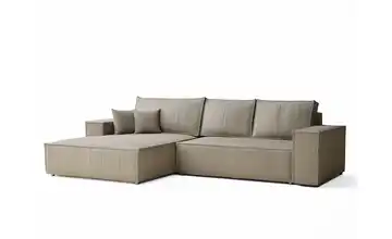 Ecksofa Maze rechts Beige