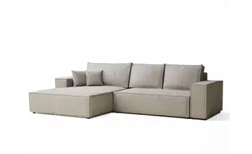 Ecksofa Maze Seidengrau links