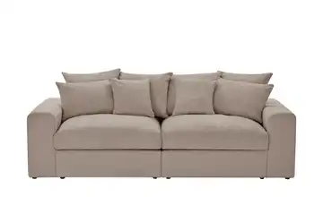Primo Bigsofa Nea Flachgewebe Moccabraun
