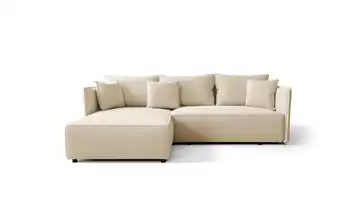 Ecksofa Creme links