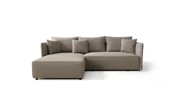 Ecksofa Braun links