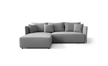 Ecksofa Hellgrau links