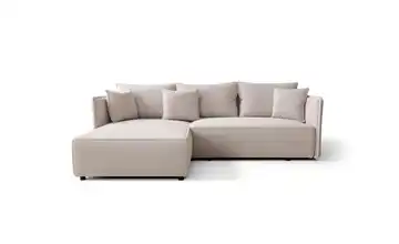 Ecksofa Beige links