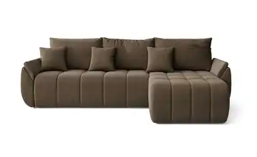 Ecksofa Tokyo Braun rechts
