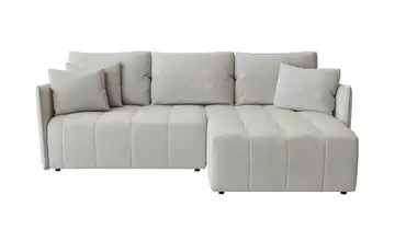 Ecksofa Onil Hellgrau rechts
