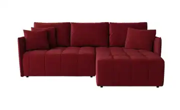 Ecksofa Onil Rot rechts