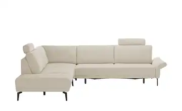 Kollektion Kraft Ecksofa Jenny Erweiterte Funktion links Creme